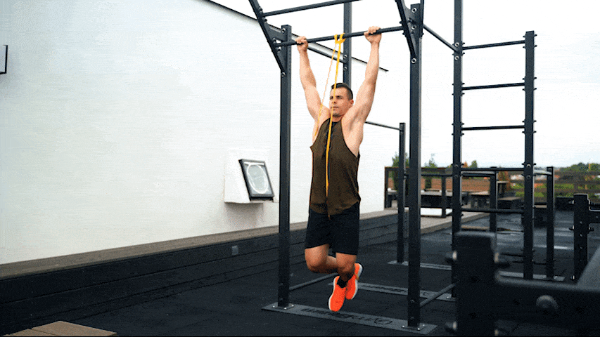Resistance band pull-up